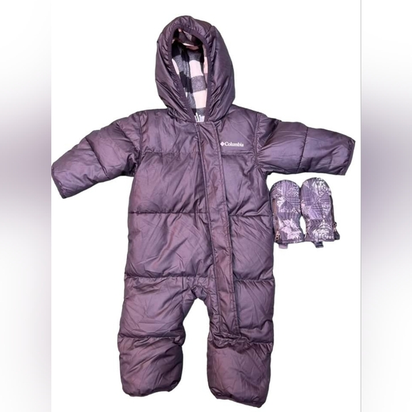 Columbia Other - Columbia Black Baby Snowsuit - Unisex Size 6-12 Months